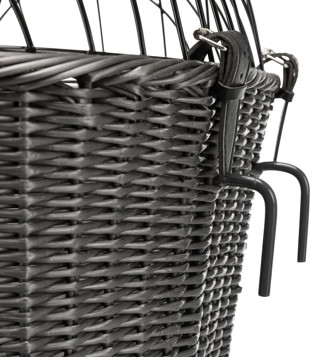 Trixie Stuurfietsmand Antraciet 44x34x41cm - afbeelding 3 van 6