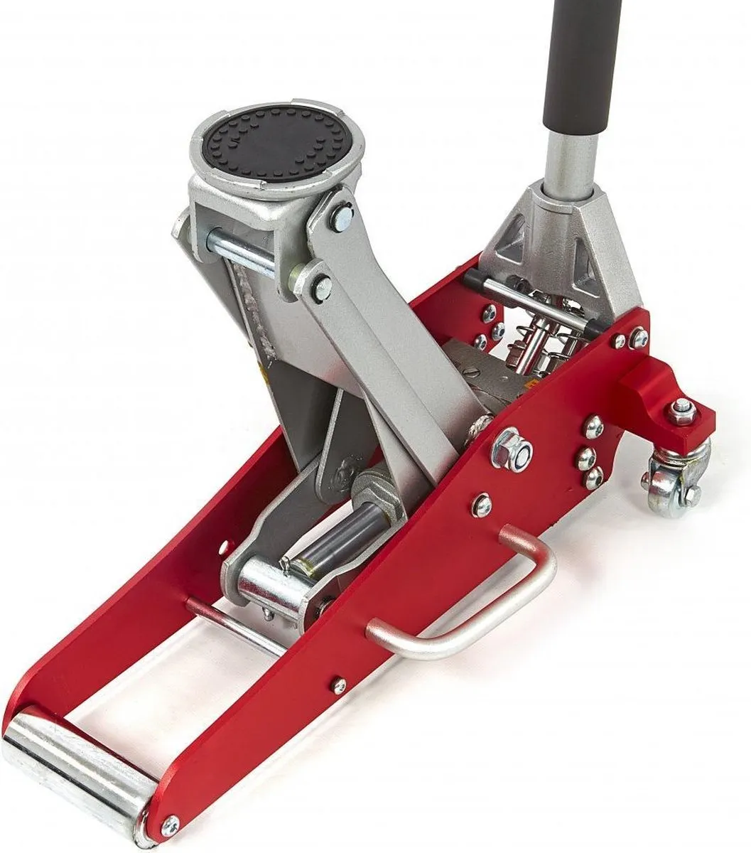 HBM Machines 1.5 Ton Garagekrik - 1500kg - Rood