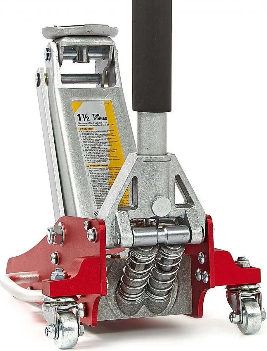 HBM Machines 1.5 Ton Garagekrik - 1500kg - Rood