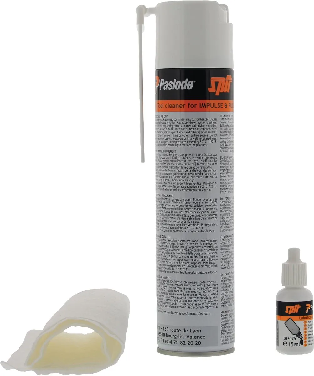 Paslode 013690 Cleaning Kit Pulsa & Impulse Tackers - Wit
