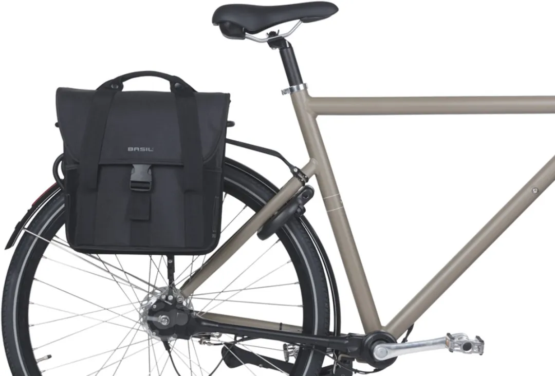 Basil GO Enkele Fietstas 16L - Zwart
