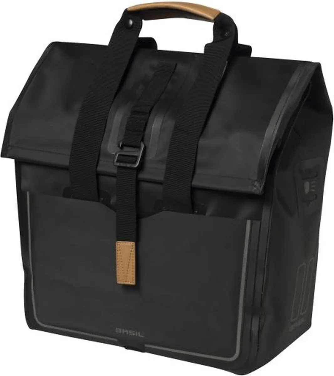Basil Urban Dry Fietstas 25L - Zwart - Waterdicht