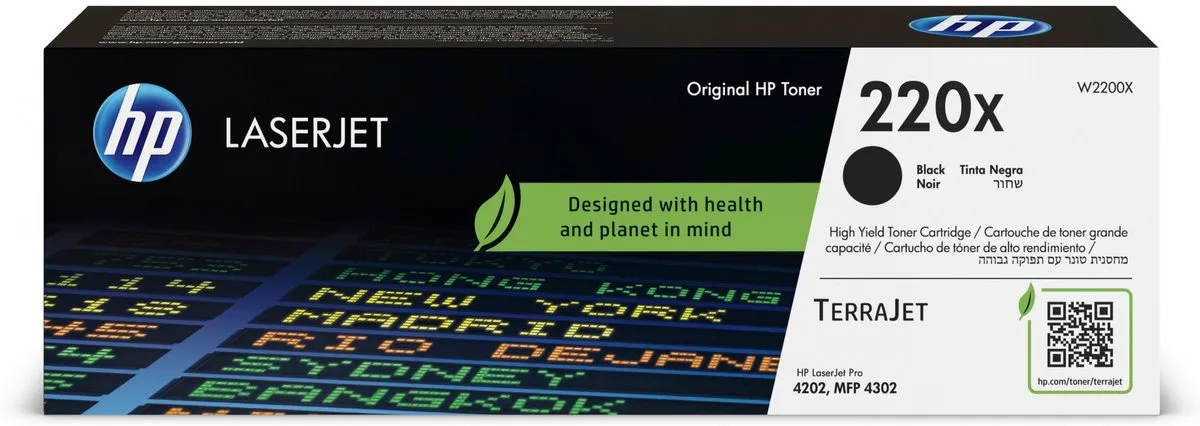 HP 220X Tonercartridge 5500 Stuks - Zwart