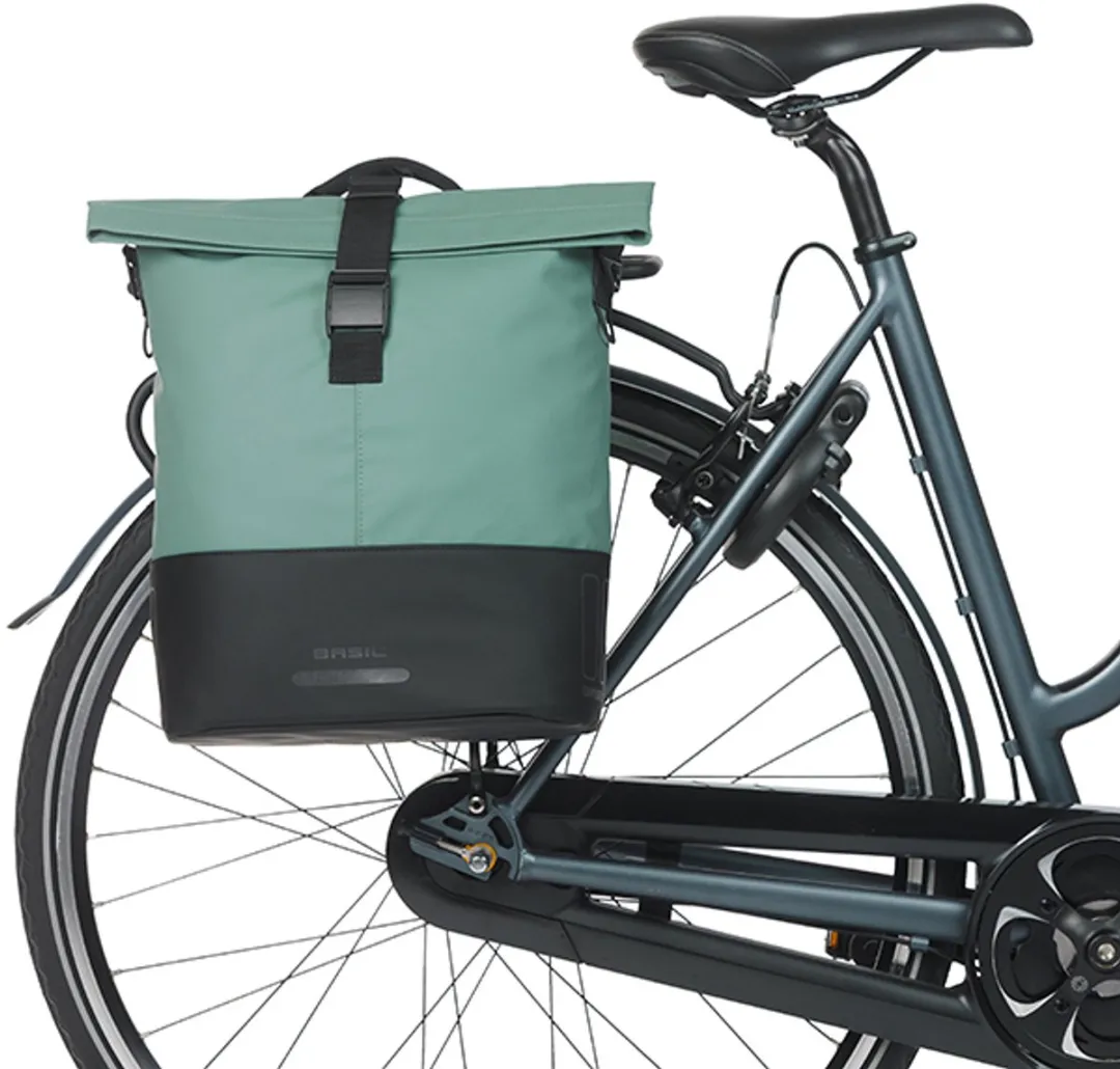 Basil Cove Enkele Fietstas 16L - Groen - Waterafstotend