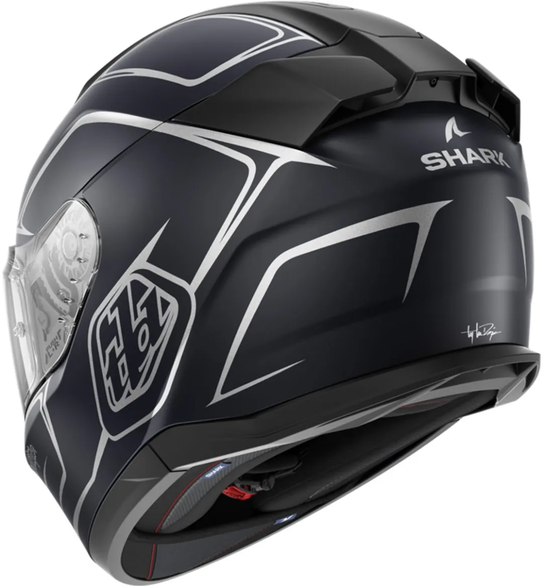 Shark D-Skwal 3 Drone Mat Helm - XS - Blauw