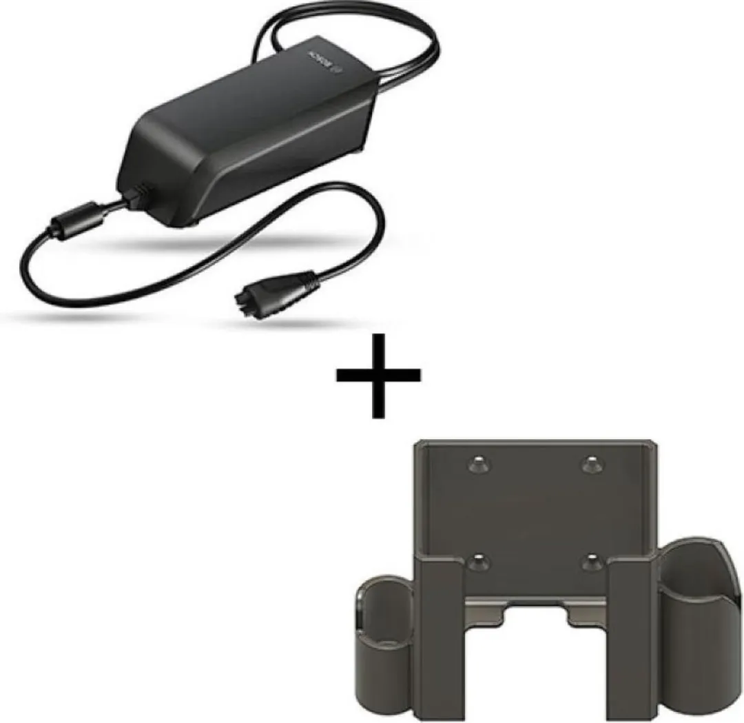Bosch Compact 2A Lader - Fietsoplader inclusief houder - Zwart - afbeelding 2 van 2