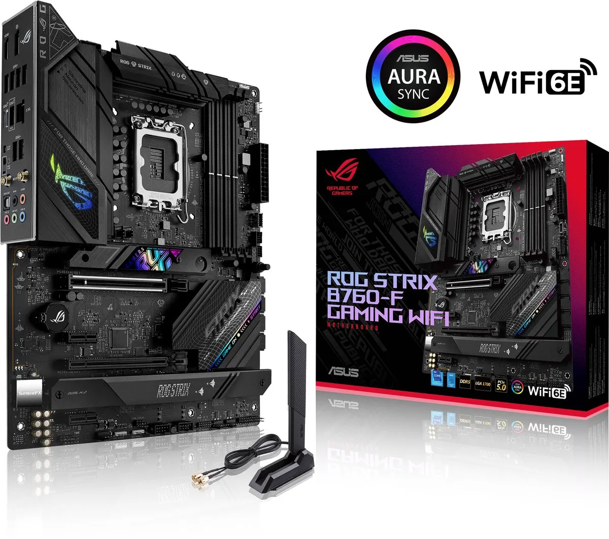 ASUS ROG Strix B760-F Gaming Wifi Moederbord - ATX - Socket 1700