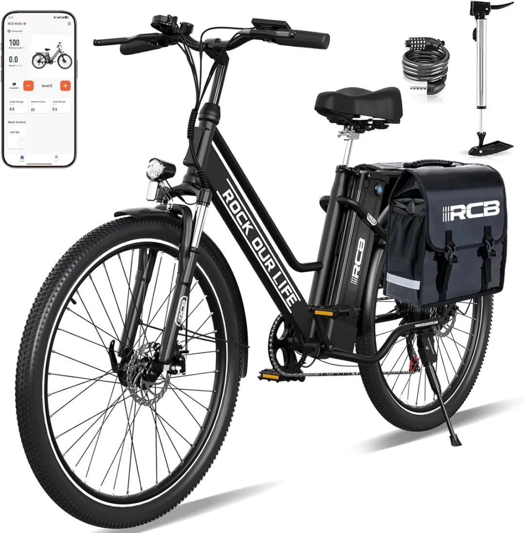 RCB E-Bike RK8S-zwart 26"