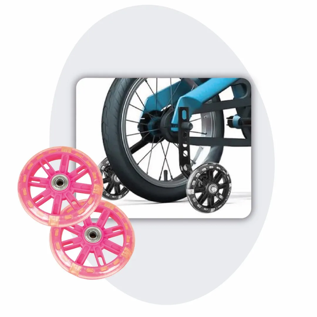 Voltano Zijwieltjes LED Verlichting Roze