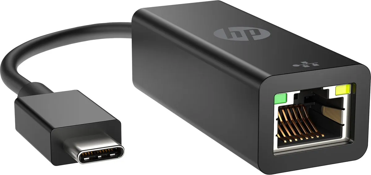 HP USB-C naar RJ45 Adapter G2 - Zwart - afbeelding 6 van 6