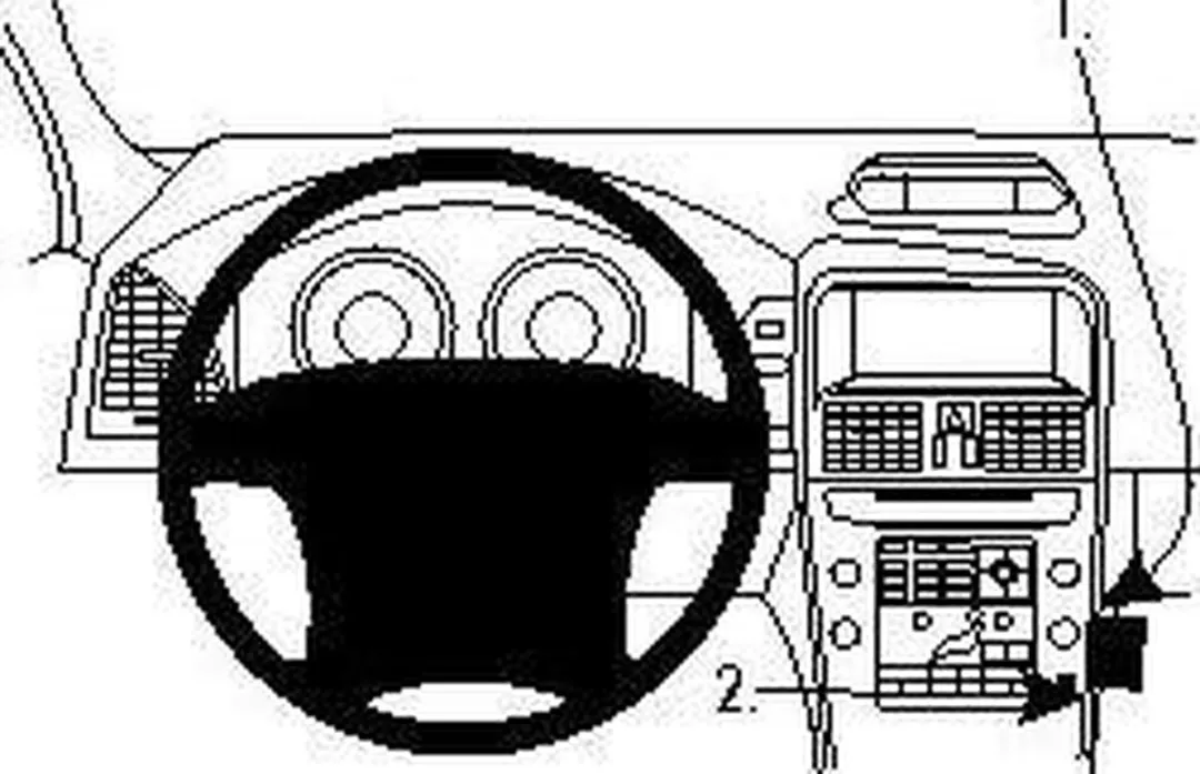 Brodit ProClip Volvo XC60 2009-2010 Houder - 854296 - Zilver