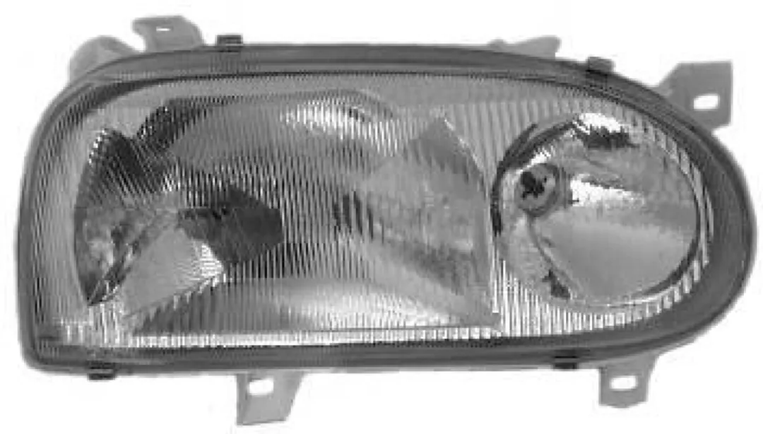 Volkswagen Golf 3 Koplamp H1 Rechts - Blanco