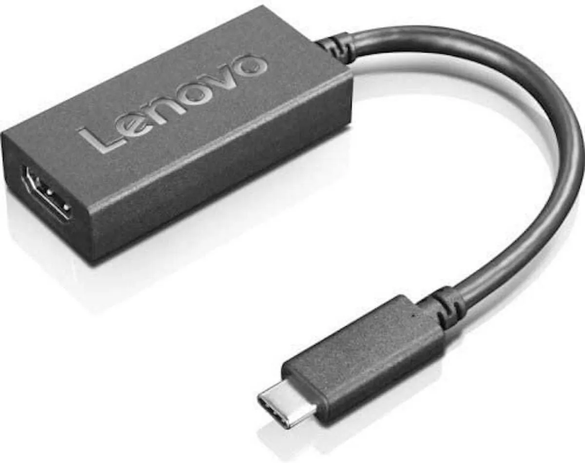 Lenovo USB-C naar HDMI 2.0b Adapter 4X90R61022 - Zwart