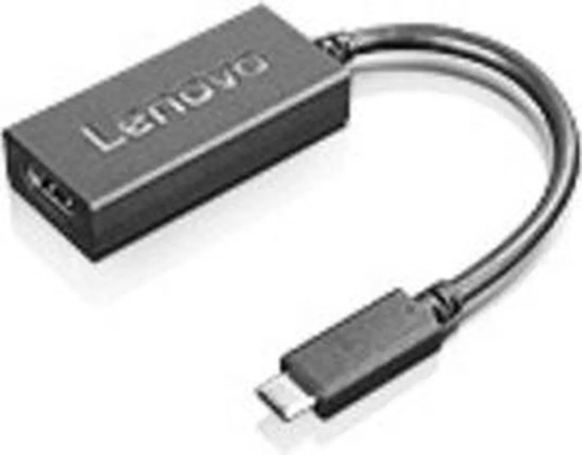 Lenovo USB-C naar HDMI 2.0b Adapter 4X90R61022 - Zwart