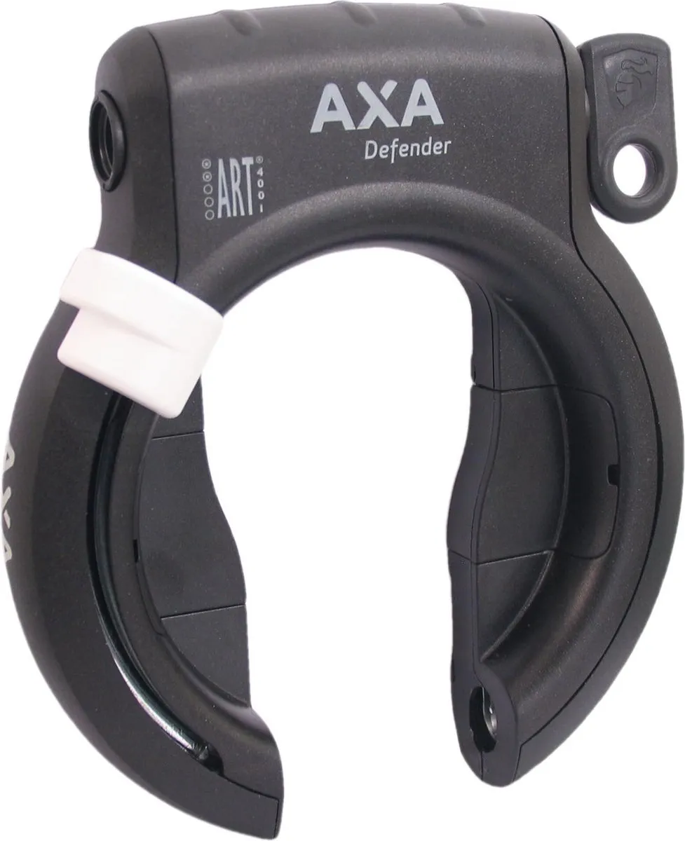AXA Ringslot Defender - Zwart met witte knop