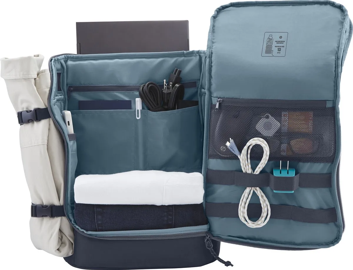 HP Travel 15.6 Laptoptas 25L - Blauw