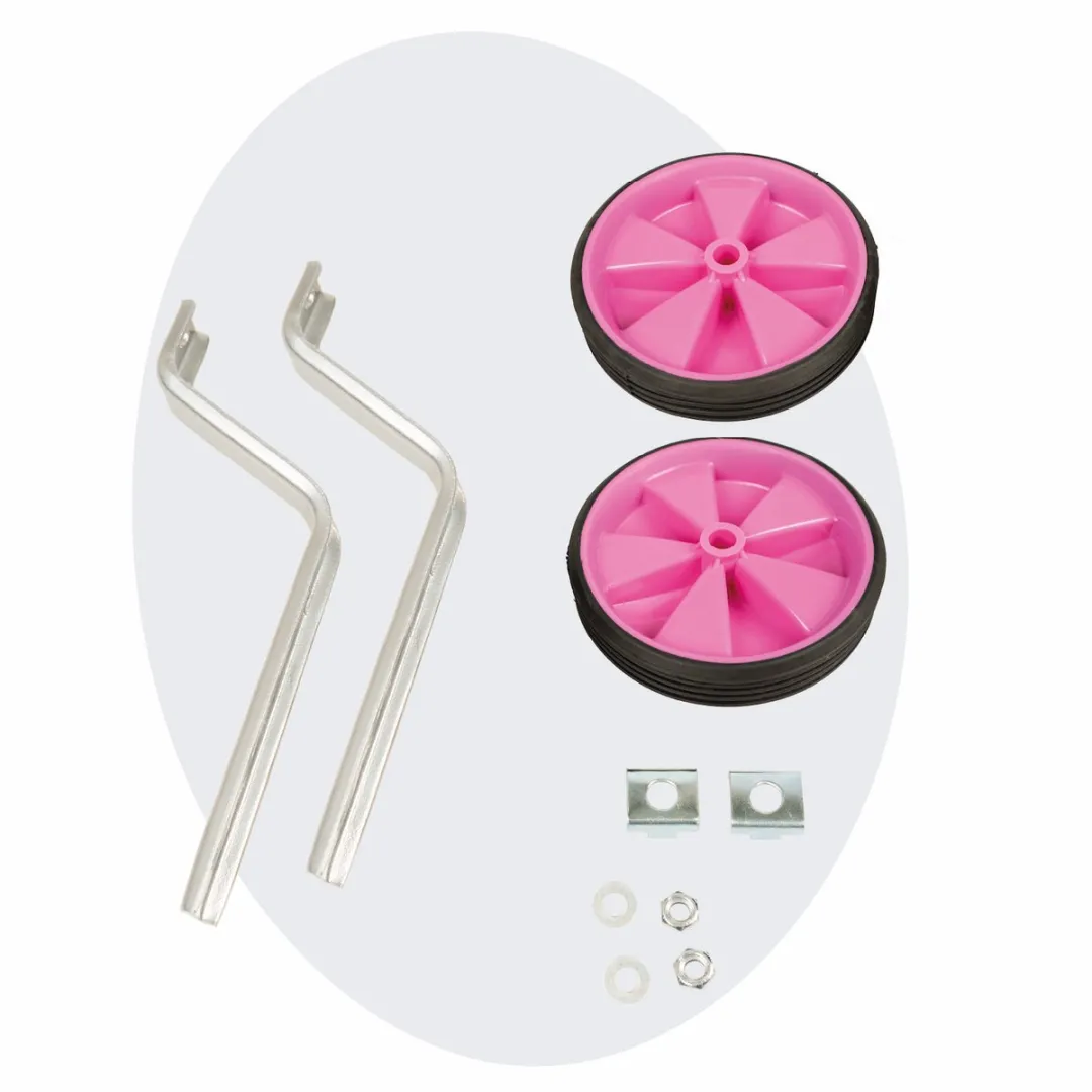 Voltano Zijwieltjes Roze 12-20 Inch - afbeelding 6 van 6