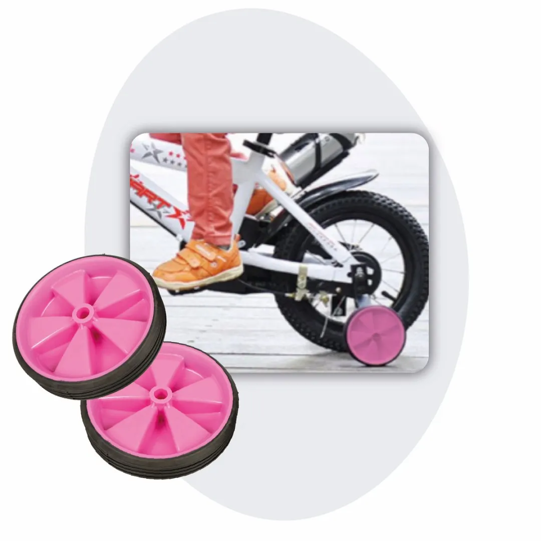Voltano Zijwieltjes Roze 12-20 Inch