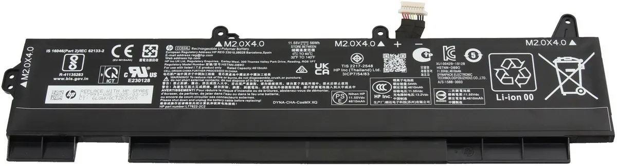 HP L77991-005 Laptopbatterij 56Wh