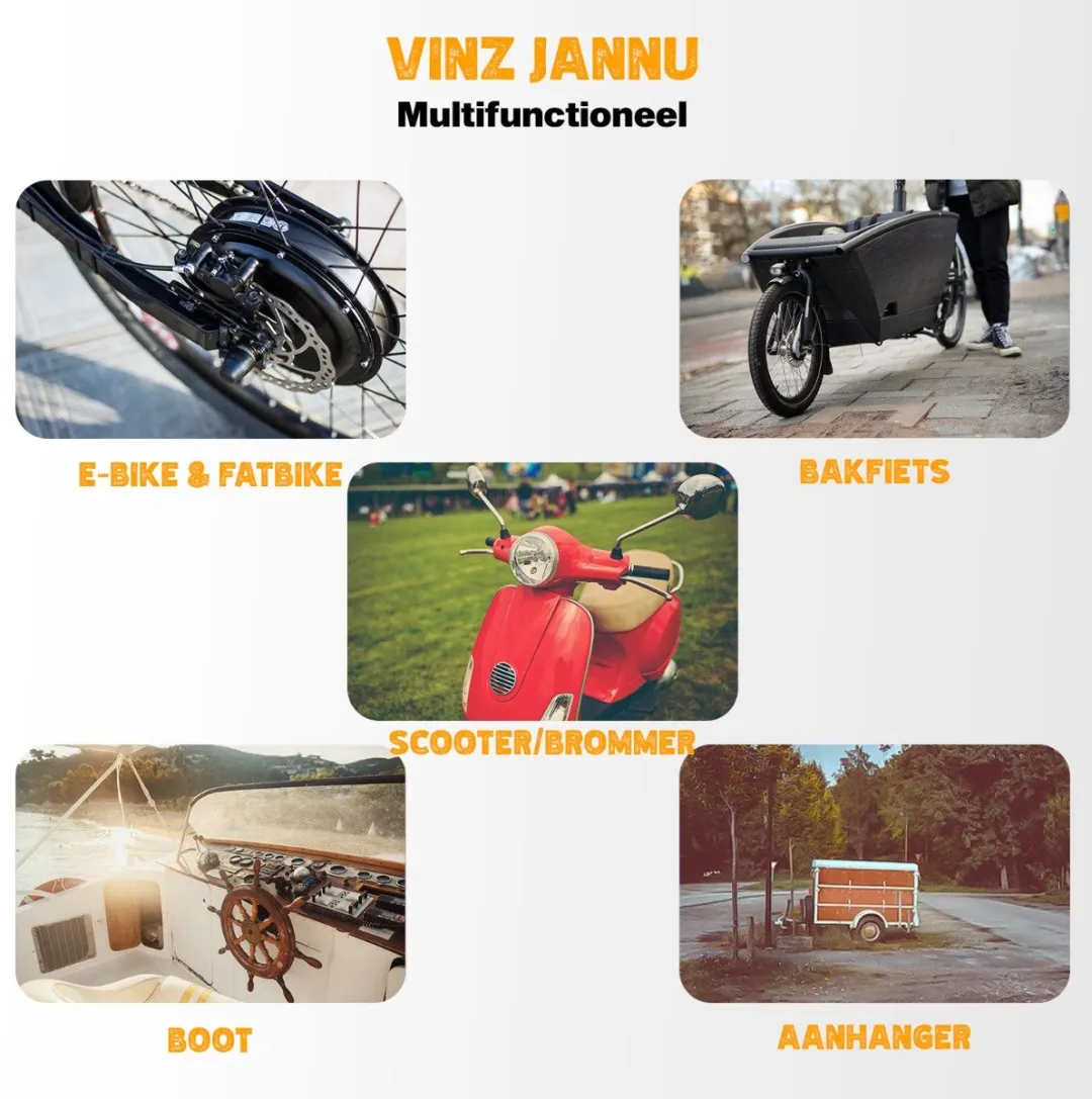VINZ Jannu ART 3 Kettingslot 100cm - Zwart - afbeelding 6 van 6
