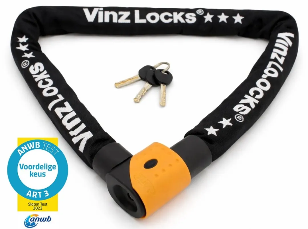 VINZ Jannu ART 3 Kettingslot 100cm
