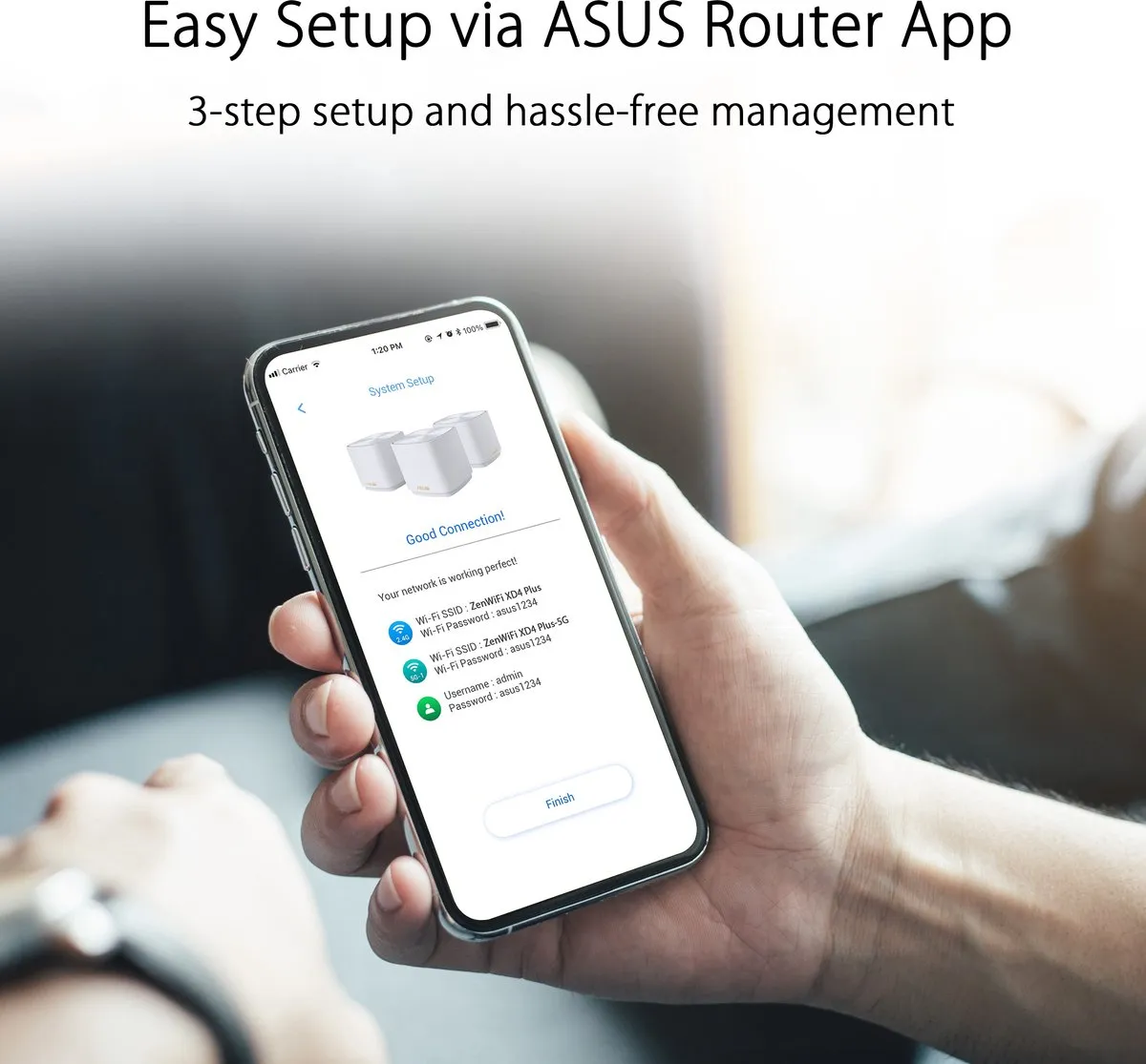 ASUS ZenWiFi AX Mini XD4 Mesh WiFi 3-pack - Zwart