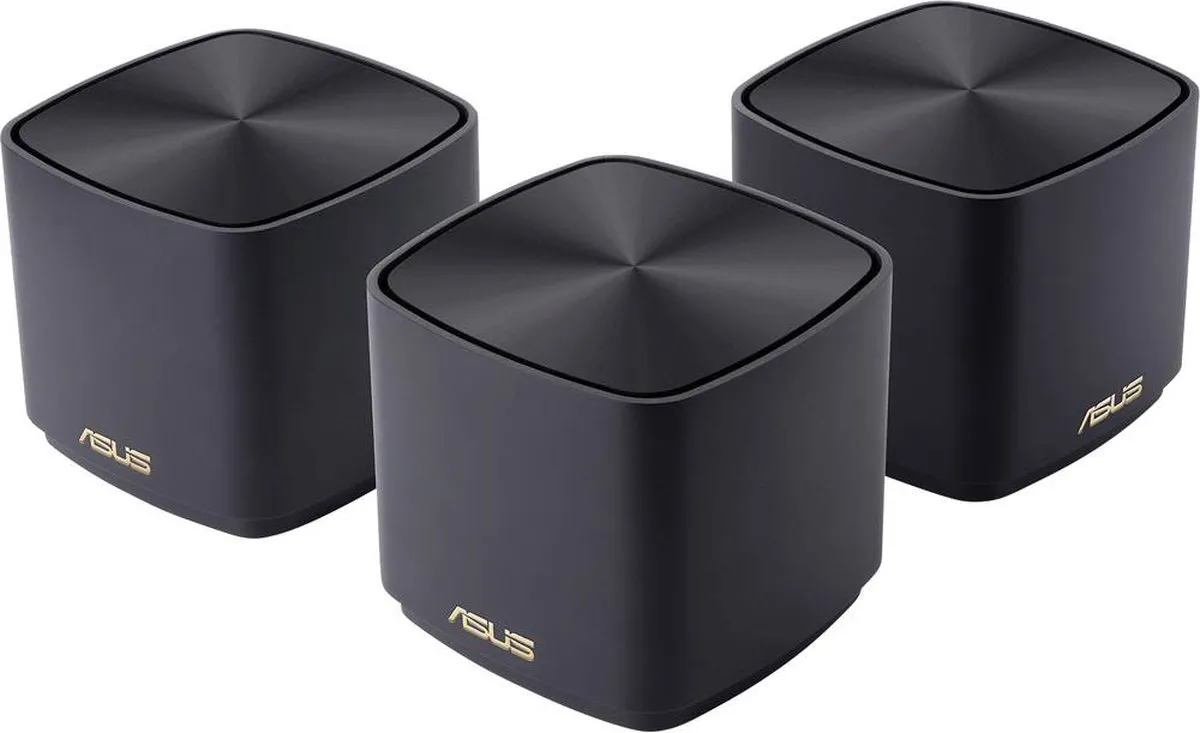 ASUS ZenWiFi AX Mini XD4 Mesh WiFi 3-pack - Zwart