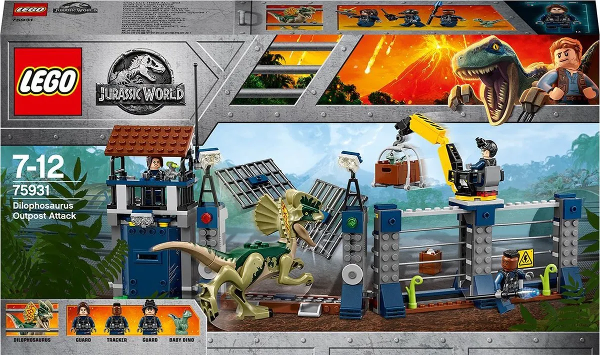 LEGO Jurassic World Aanval op de Toren van Dilophosaurus 75931