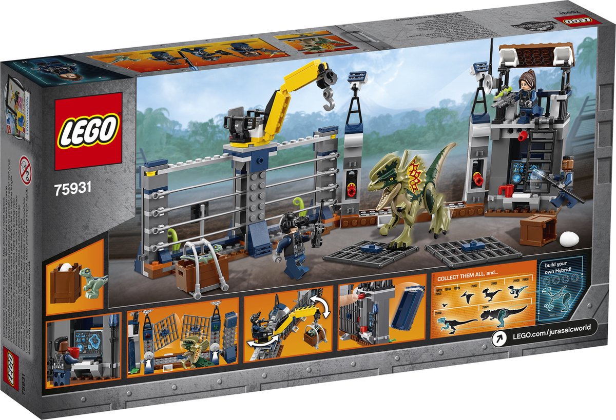 LEGO Jurassic World Aanval op de Toren van Dilophosaurus - 75931