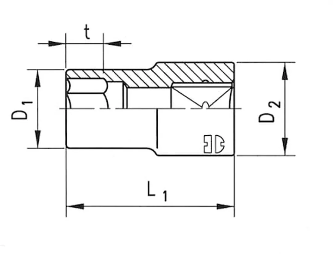 Würth 1/2" Bougiedopsleutel 20,8mm