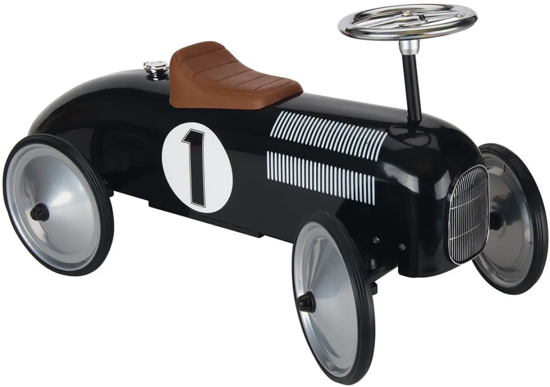 Goki Retro Loopauto 14164 - Zwart