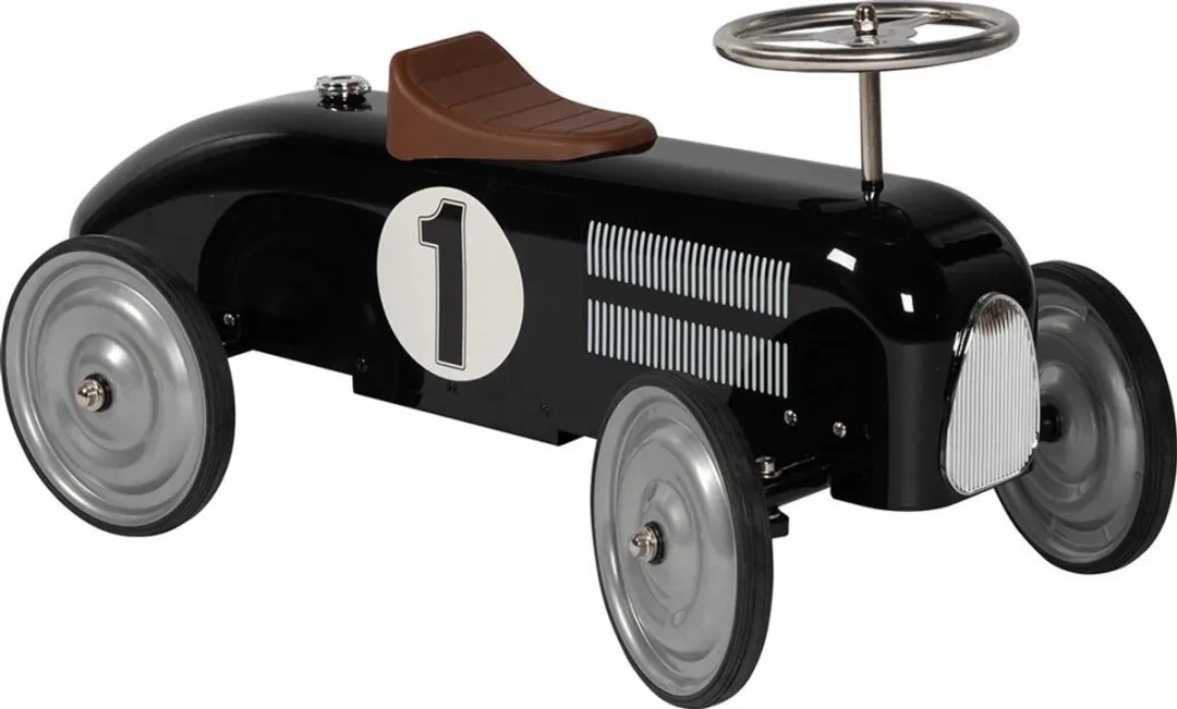 Goki Retro Loopauto 14164 - Zwart