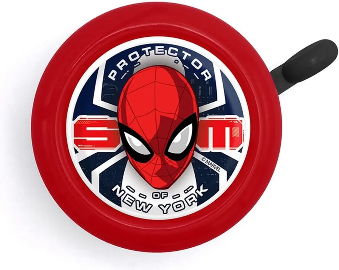 Marvel Spider-Man Fietsbel 55mm - Rood