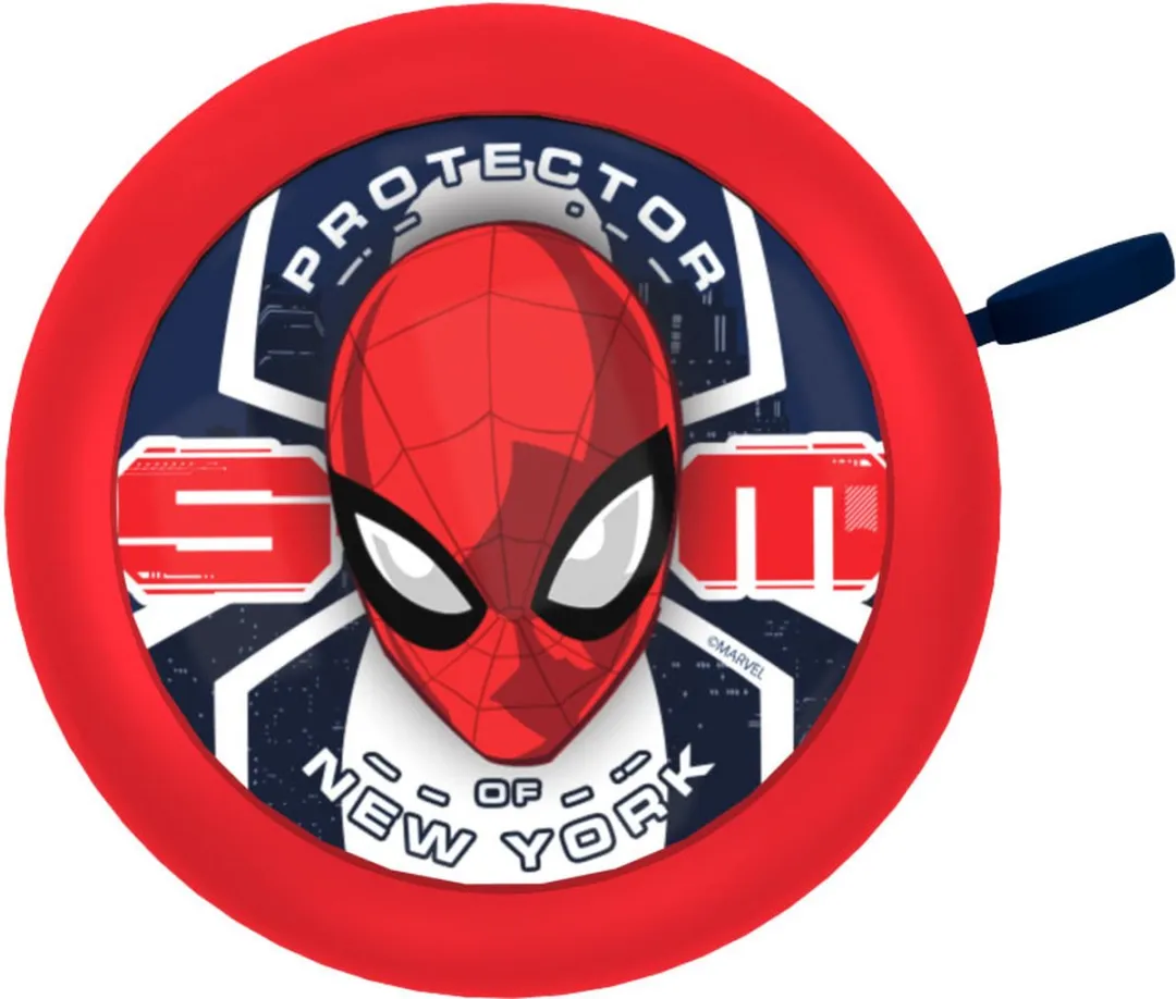 Marvel Spider-Man Fietsbel 55mm - Rood