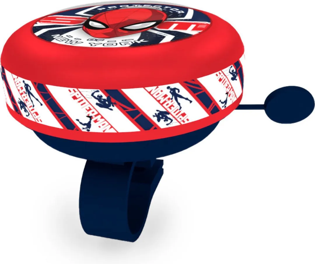 Marvel Spider-Man Fietsbel 55mm - Rood
