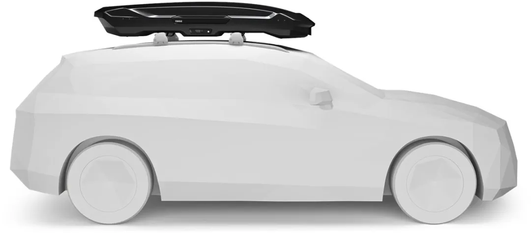 Thule Motion 3 XL Dakkoffer - 400L - 75kg - Glanzend zwart