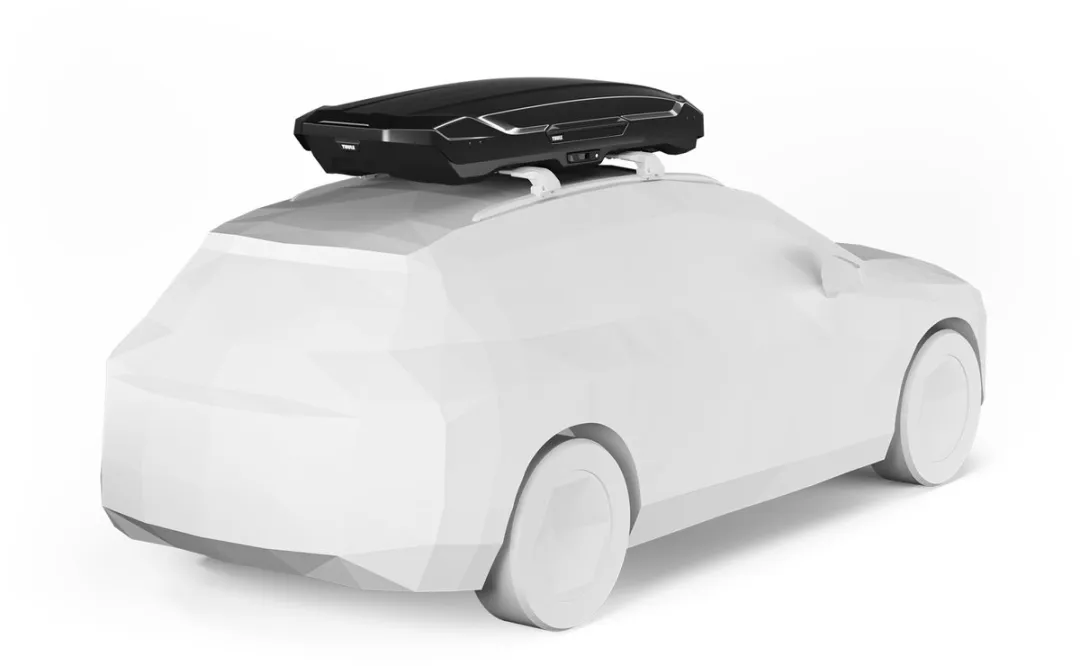 Thule Motion 3 XL Dakkoffer - 400L - 75kg - Glanzend zwart