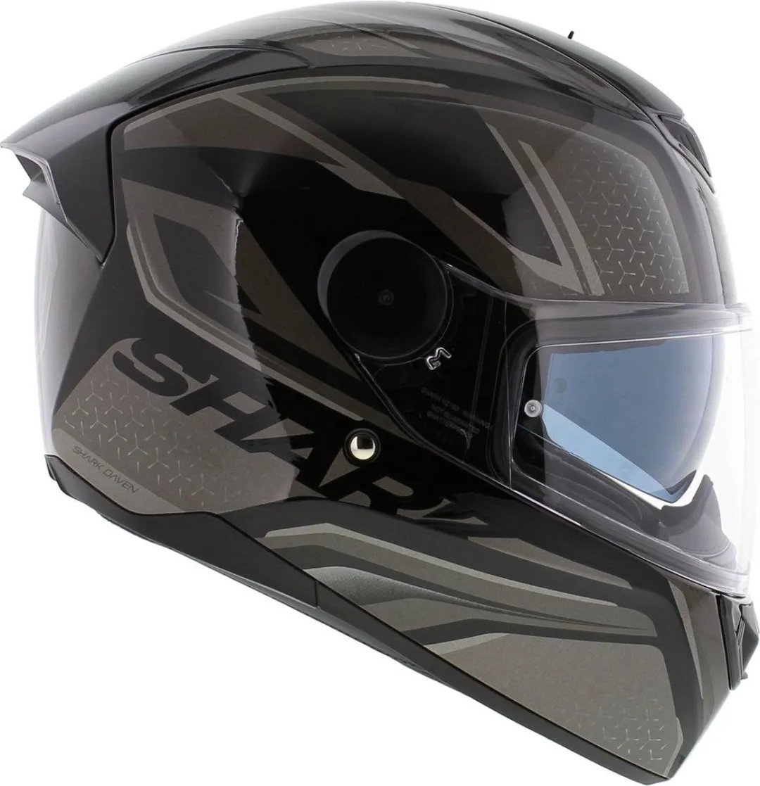 Shark D-SKWAL 2 DAVEN Motorhelm - XS - Zwart - afbeelding 6 van 6