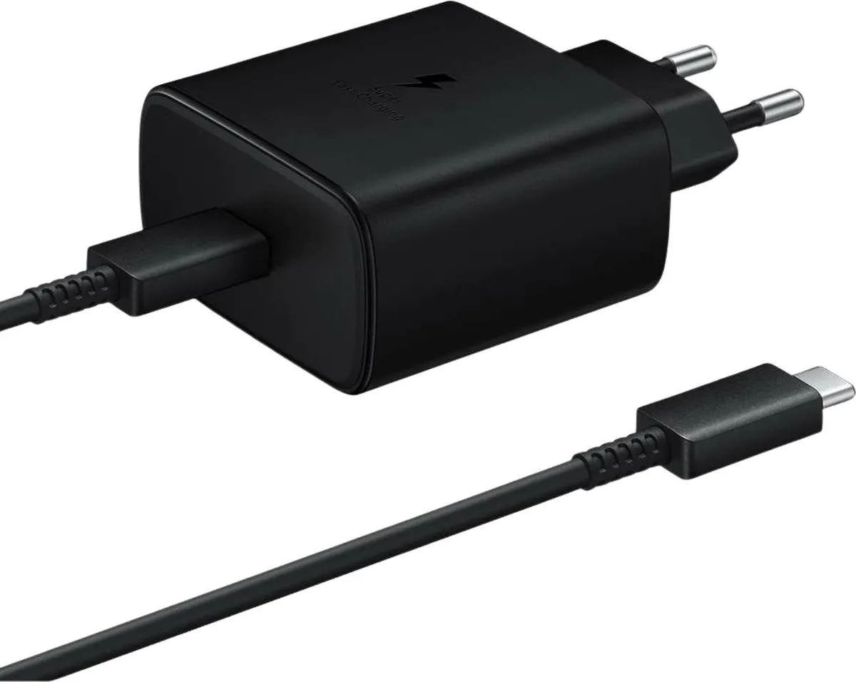 Samsung 45W Power Adapter EP-T4510NBEGEU - USB-C Kabel 1.8m - Zwart