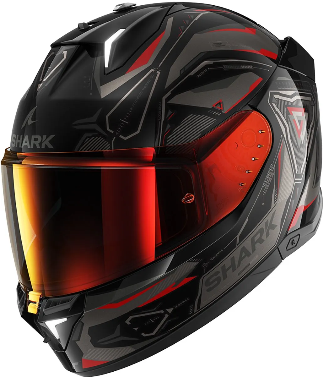 Shark SKWAL i3 Linik Integraalhelm - 2XL - Zwart Antraciet Rood