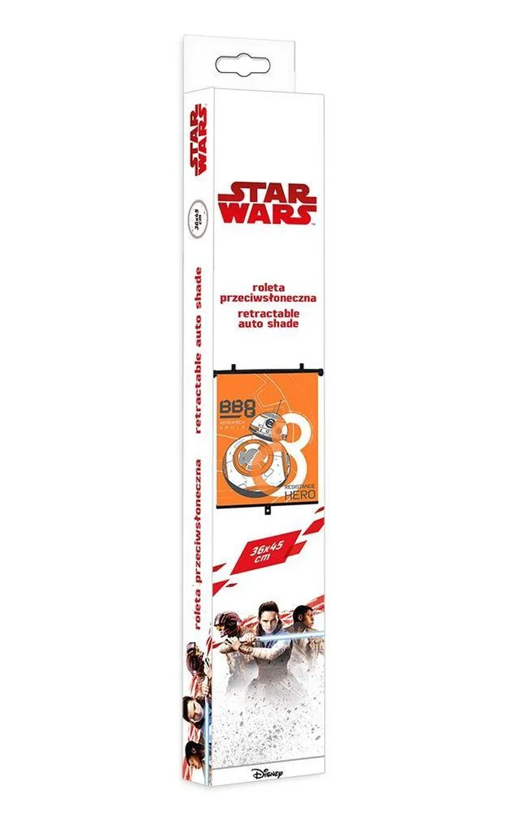 Disney Star Wars BB8 Rolgordijn 44x35cm - Oranje