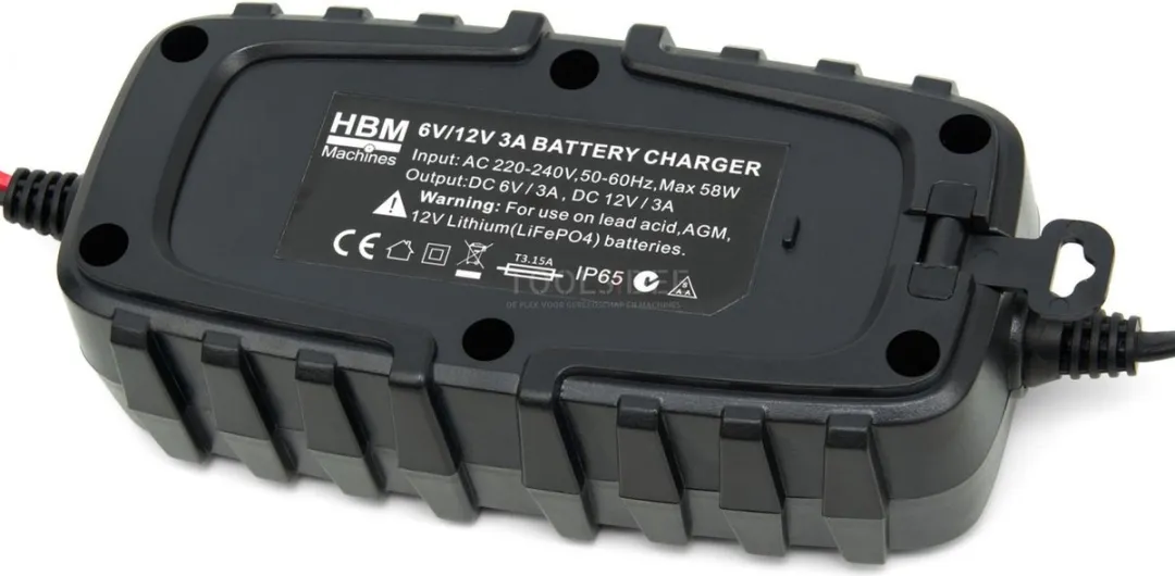 HBM Druppellader 3A 6/12V - Universeel 2,6-90Ah