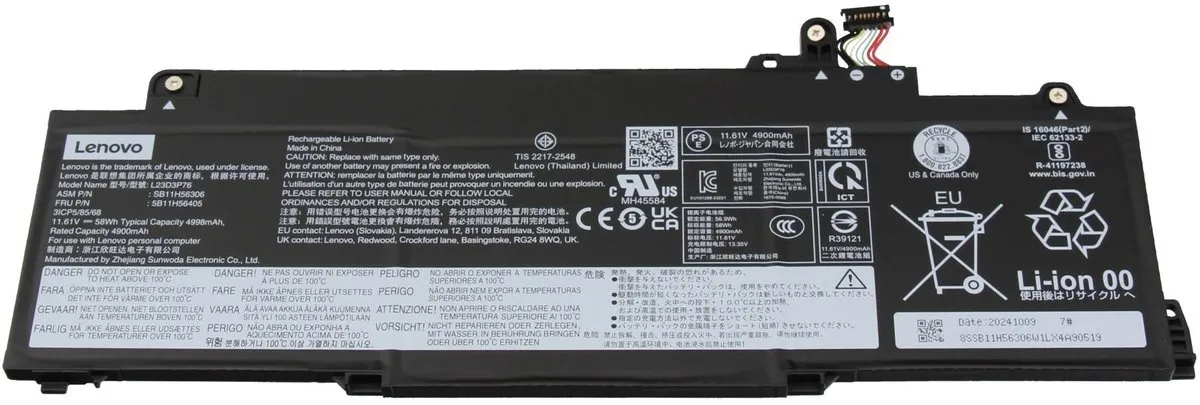 Lenovo 5B11H56405 Laptopbatterij