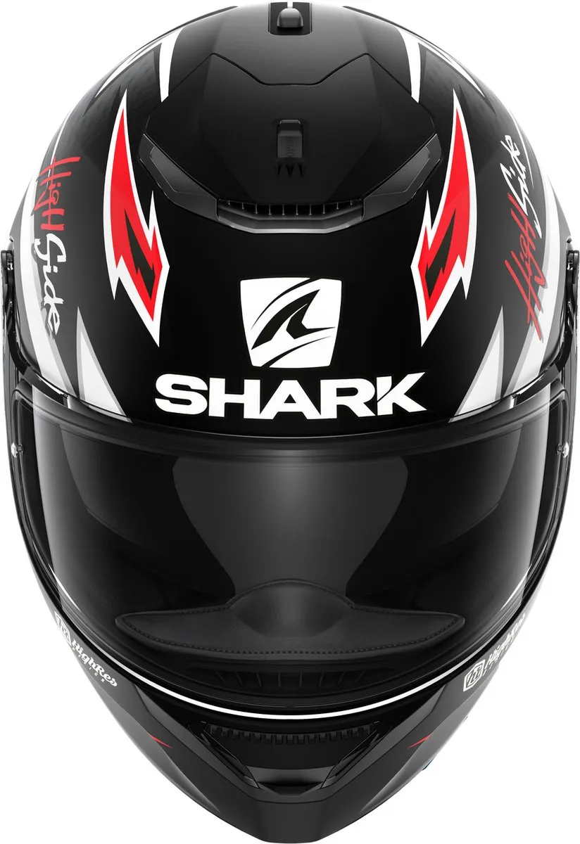 Shark Spartan 1.2 Motorhelm - XXL - Mat Zwart/Zilver/Rood