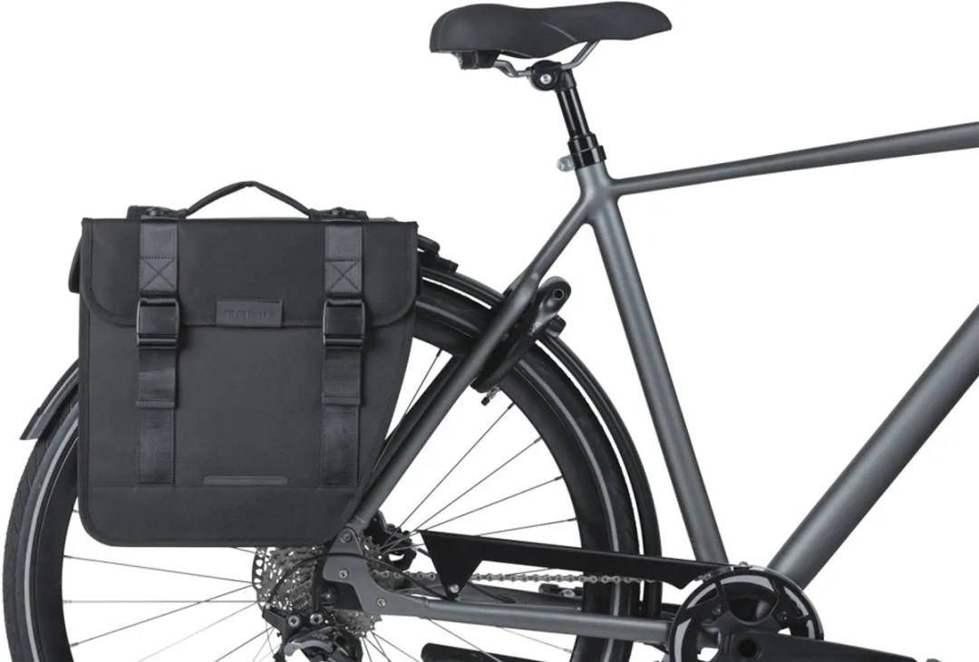 Basil Tour Dubbele Fietstas MIK 28L - Zwart