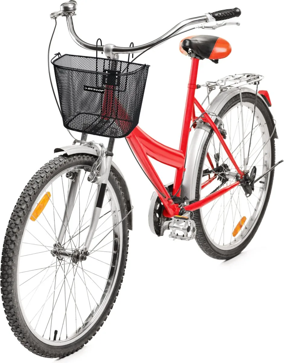 Dunlop Fietsmand Stuur 22L - Zwart