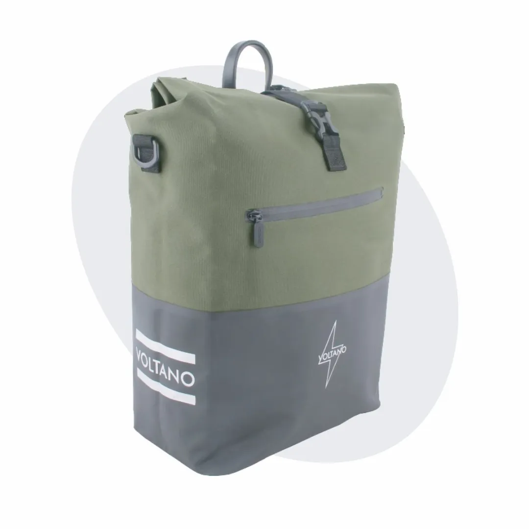 Voltano Enkele Fietstas Rolltop Reflective Special Edition 25L