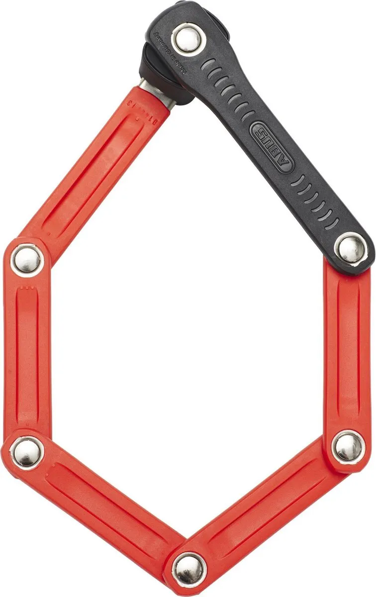 ABUS Bordo Lite Mini 6055/60 Vouwslot - Rood - afbeelding 6 van 6