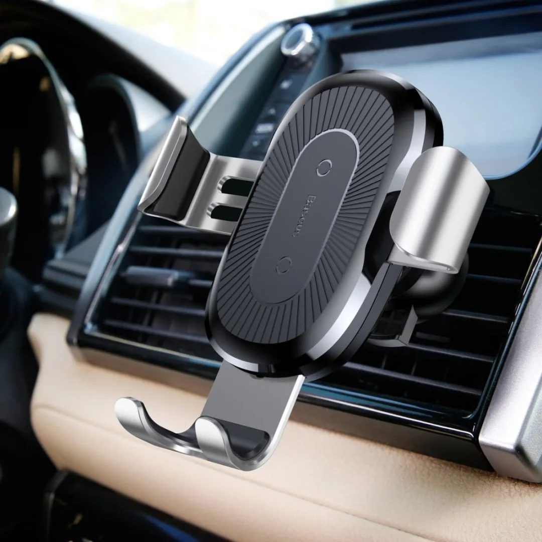 Baseus Gravity Car Mount Autohouder - Zwart Zilver