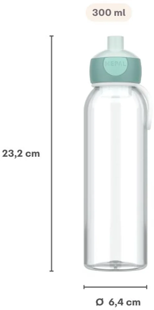 Mepal Campus Pop-up Waterfles 500ml - Cool Pink